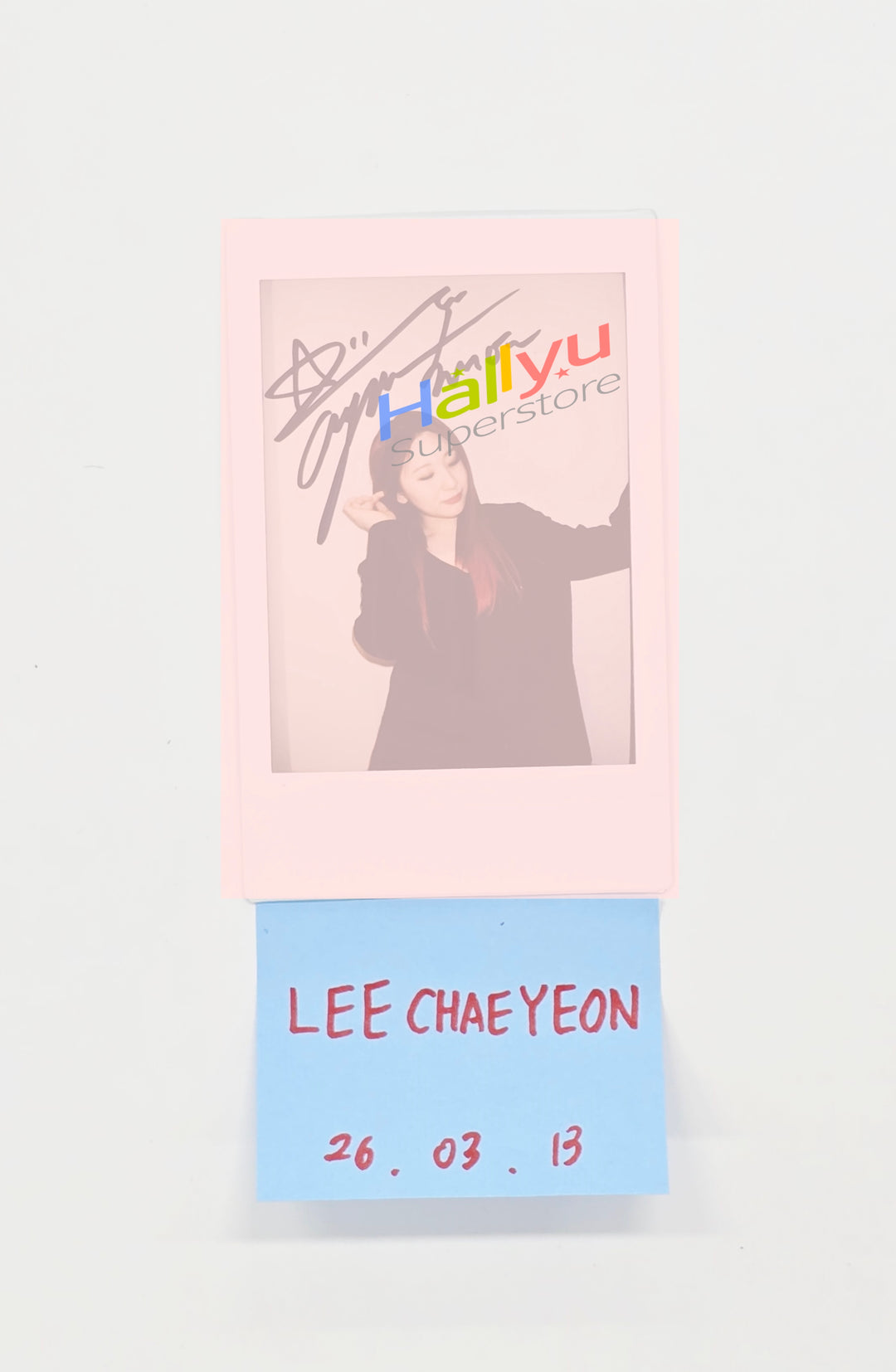LEE CHAEYEON - Hand Autographed(Signed) Polaroid [26.03.13]