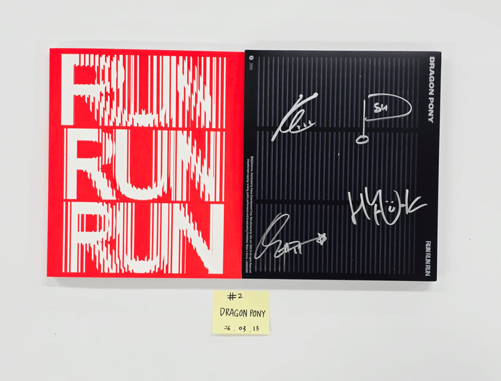 Dragon Pony "RUN RUN RUN" - Hand Autographed(Signed) Promo Album [26.03.13]