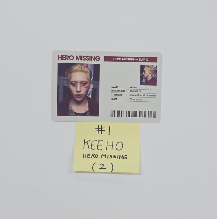 P1Harmony "UNIQUE" - Official Photocard (Keeho, Theo) [26.03.13]