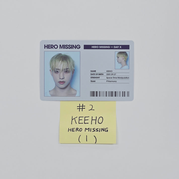 P1Harmony "UNIQUE" - Official Photocard (Keeho, Theo) [26.03.13]