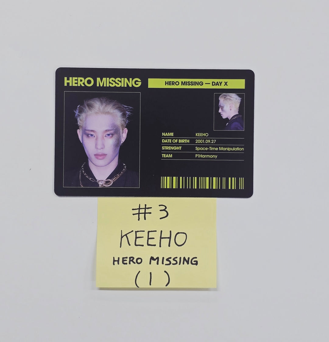 P1Harmony "UNIQUE" - Official Photocard (Keeho, Theo) [26.03.13]