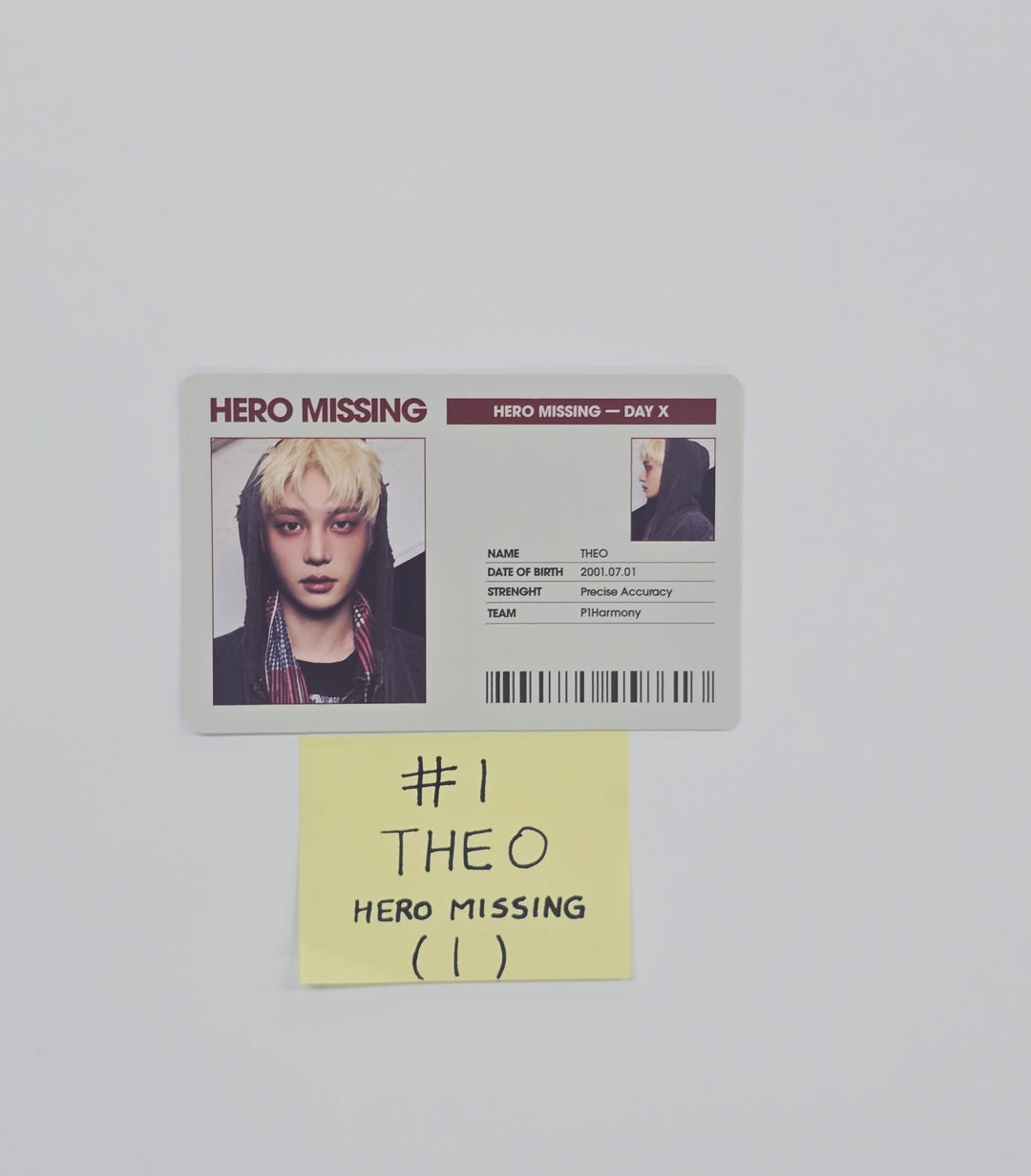 P1Harmony "UNIQUE" - Official Photocard (Keeho, Theo) [26.03.13]