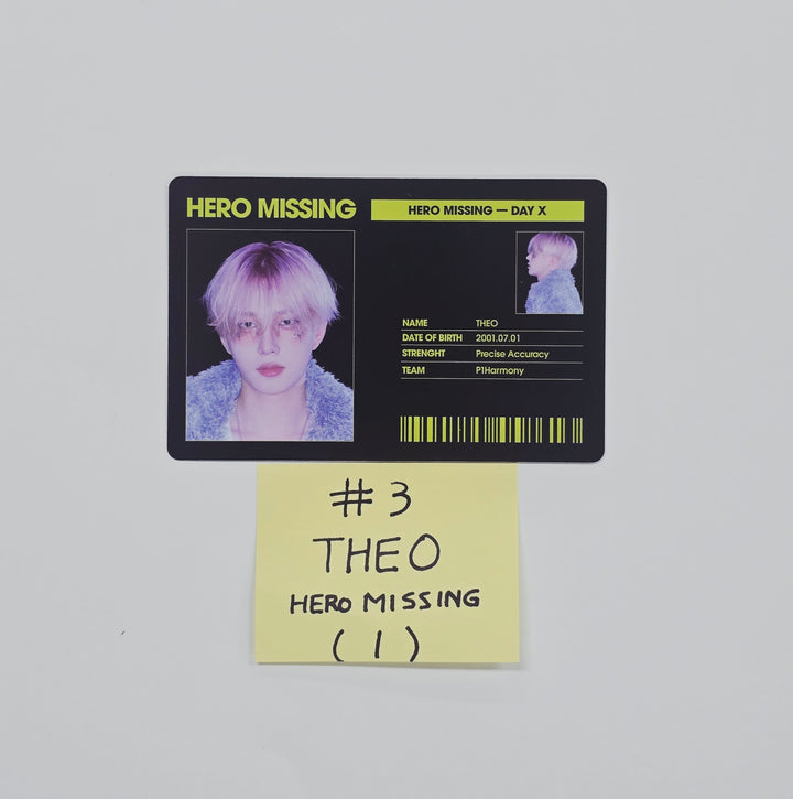 P1Harmony "UNIQUE" - Official Photocard (Keeho, Theo) [26.03.13]