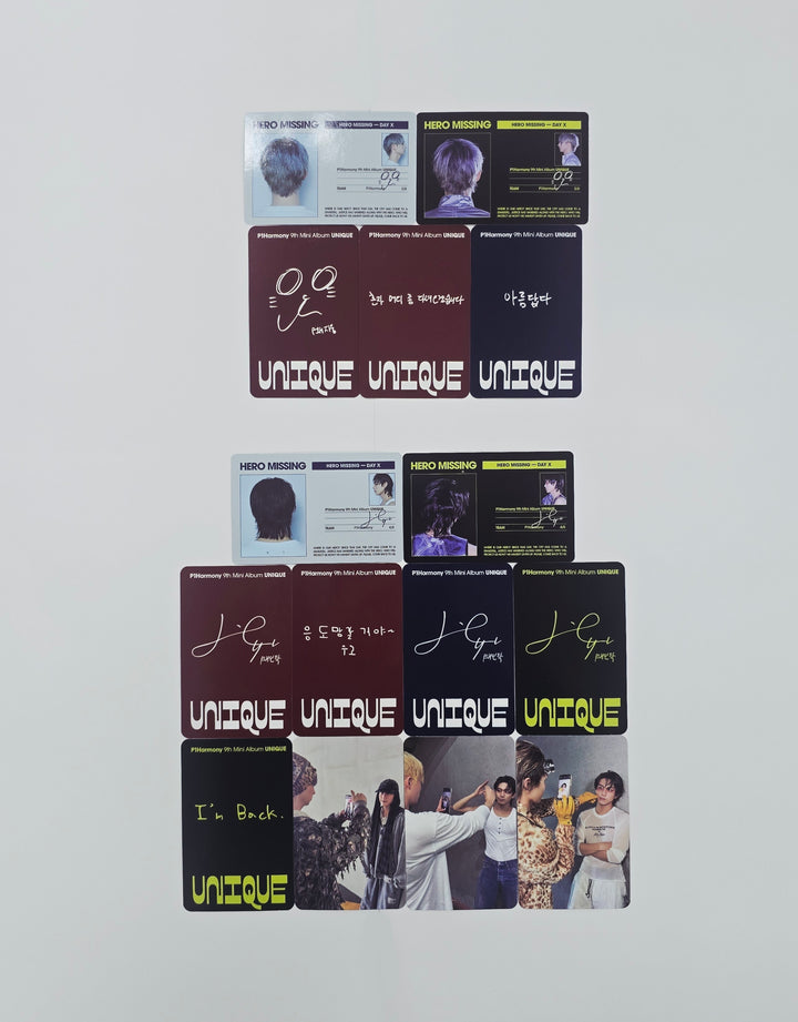 P1Harmony "UNIQUE" - Official Photocard (Jiung, Intak) [26.03.13]