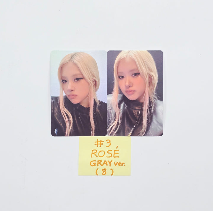 Black Pink "DEADLINE" - Official Photocard (GRAY Ver.) [26.03.16]