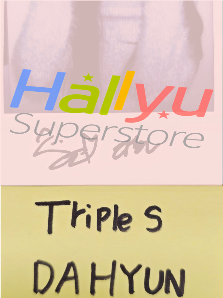 SEO DAHYUN (of TripleS) - Hand Autographed(Signed) Polaroid [26.03.16]