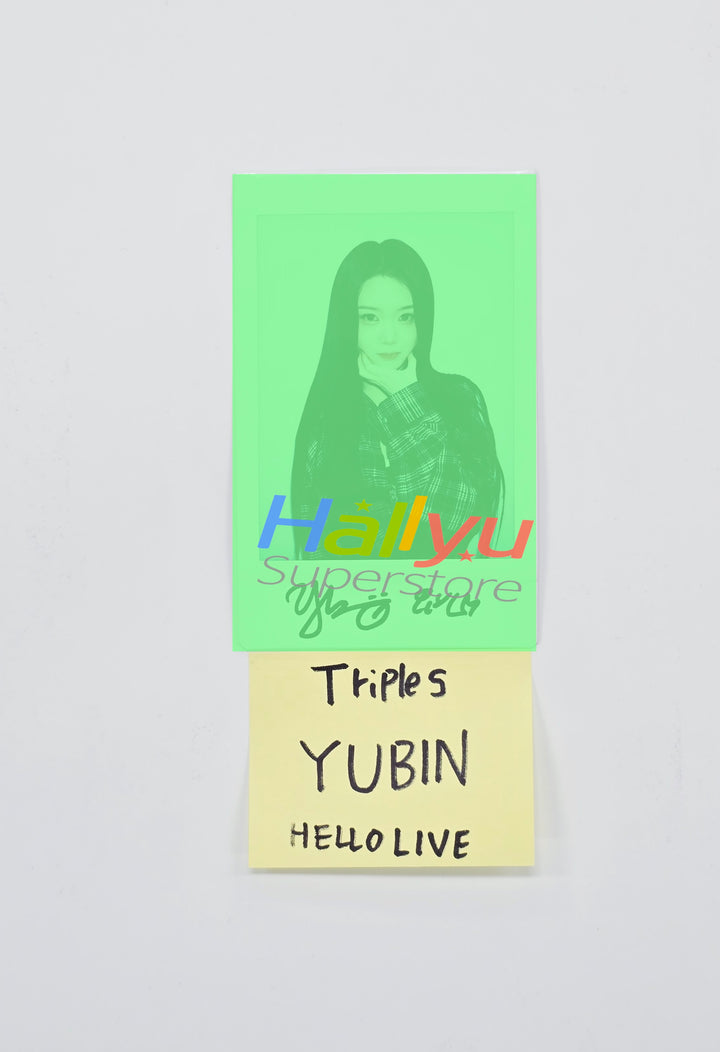 YUBIN (of TripleS) - Hand Autographed(Signed) Polaroid [26.03.16]