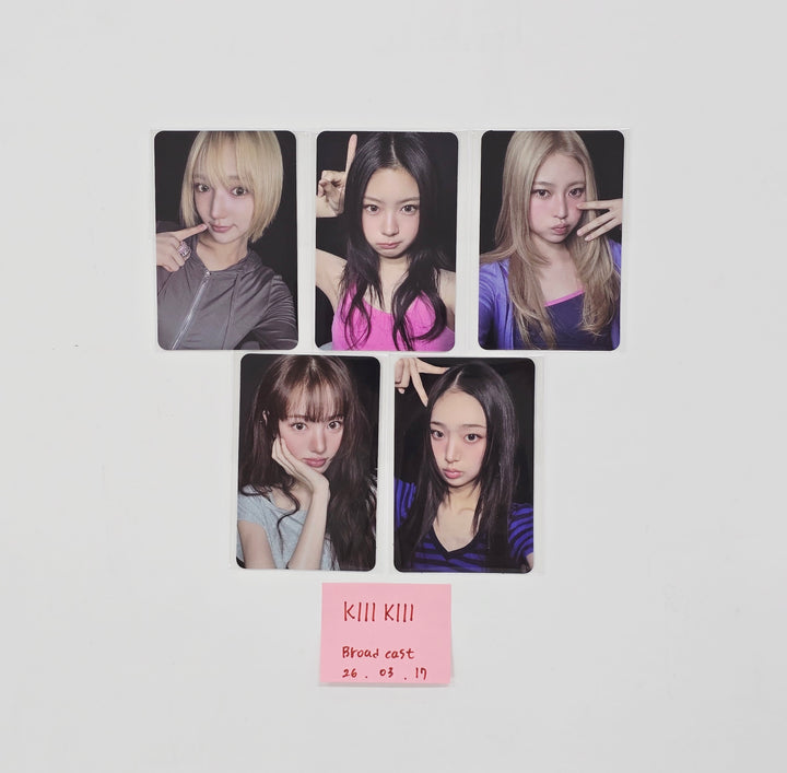 KiiiKiii - Broadcast Photocard Set (5ea) [26.03.17]