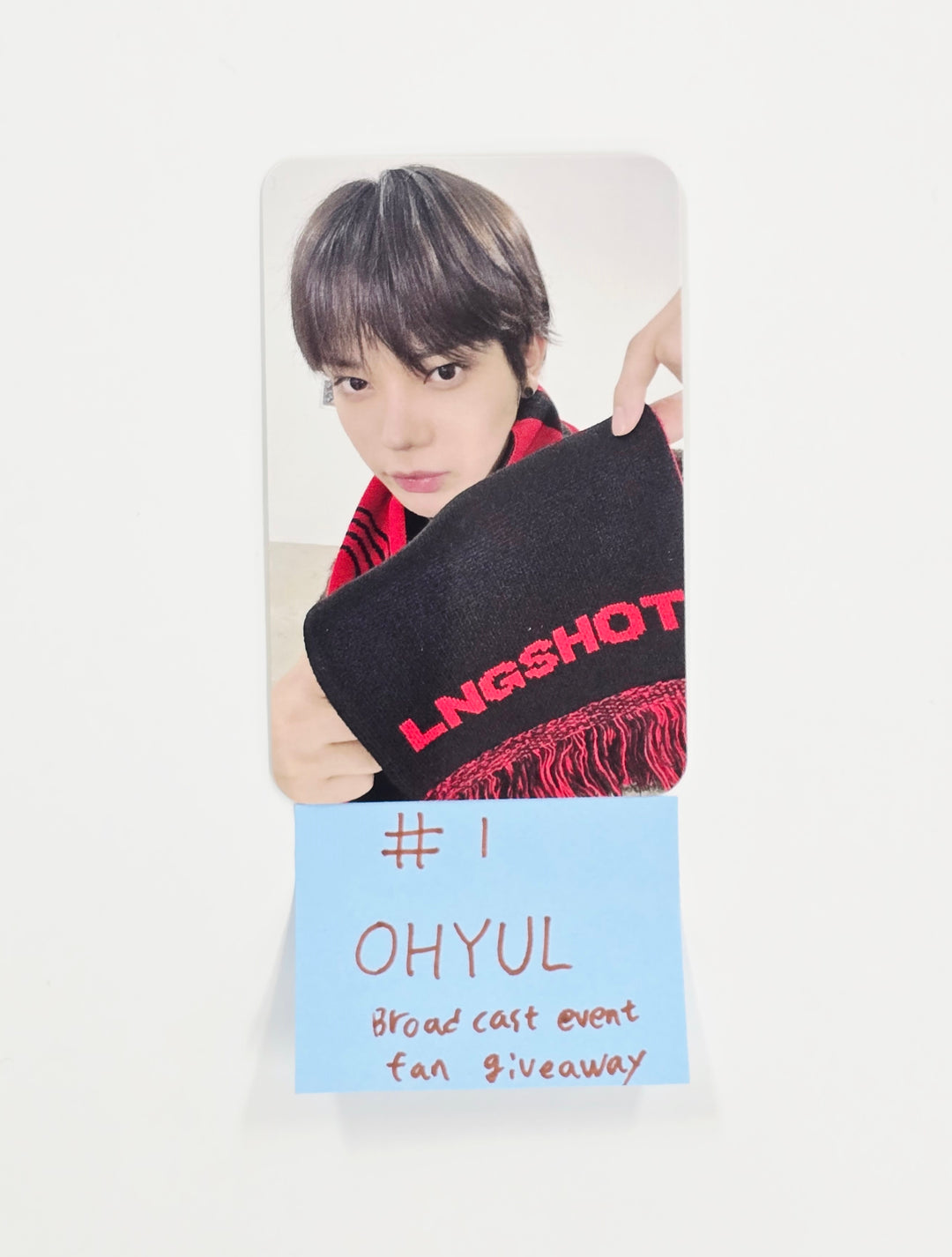 LNGSHOT "SHOT CALLERS" - Broadcast Event fan giveaway Photocard + Muffler + Light Stick [26.03.18]