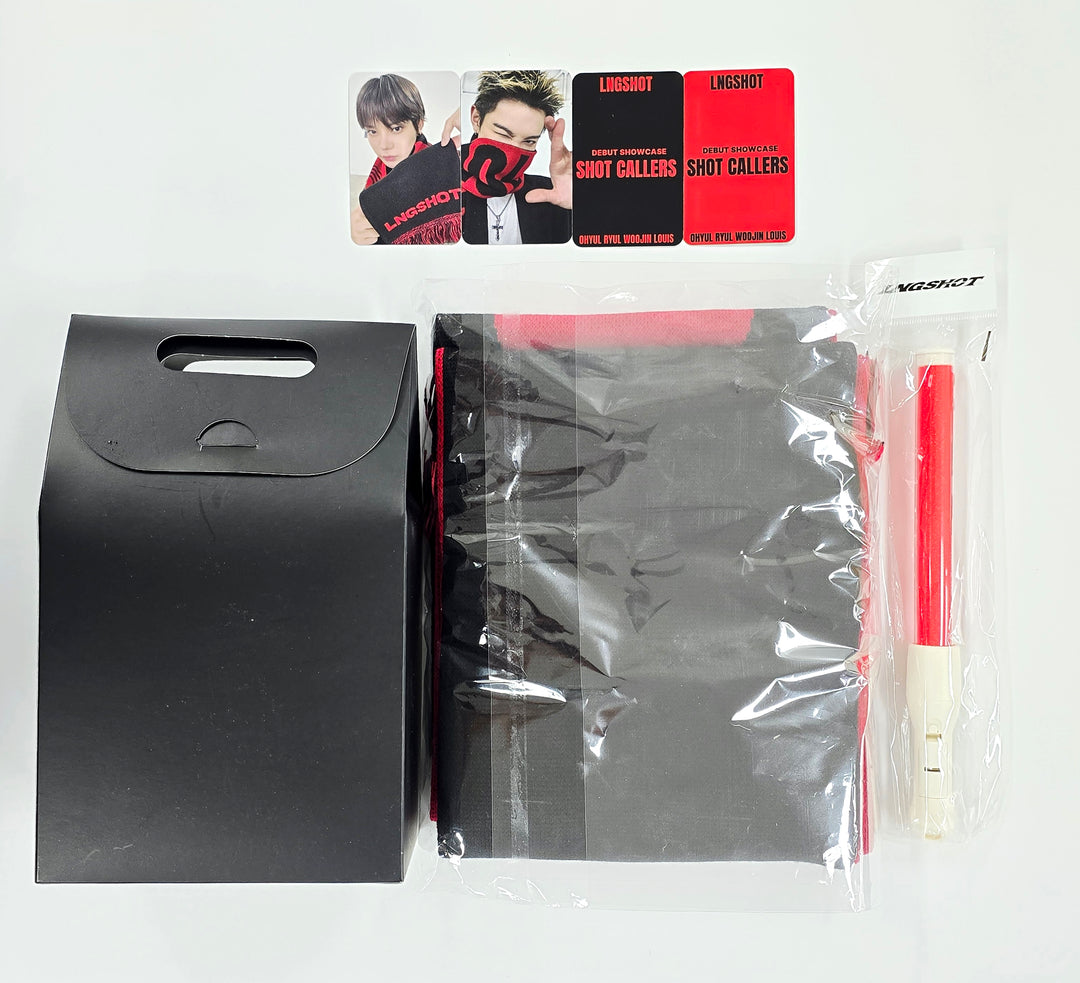 LNGSHOT "SHOT CALLERS" - Broadcast Event fan giveaway Photocard + Muffler + Light Stick [26.03.18]