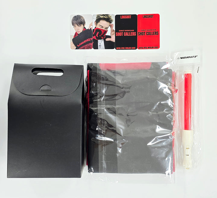 LNGSHOT "SHOT CALLERS" - Broadcast Event fan giveaway Photocard + Muffler + Light Stick [26.03.18]