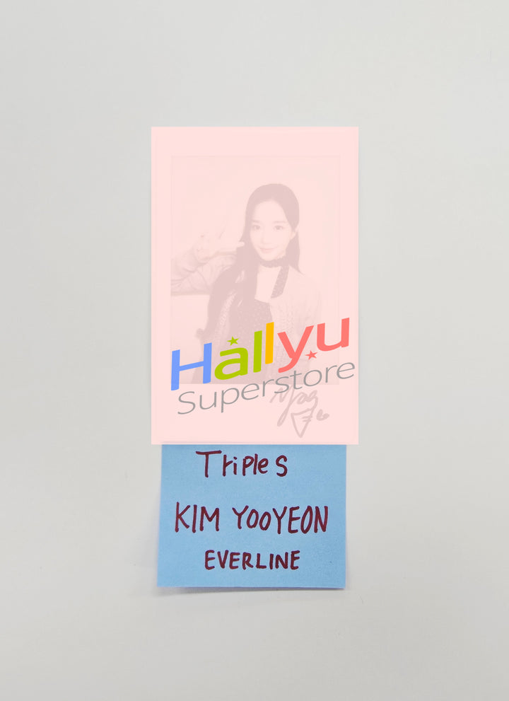 KIM YOOYEON (of TripleS) - Hand Autographed(Signed) Polaroid [26.03.18]