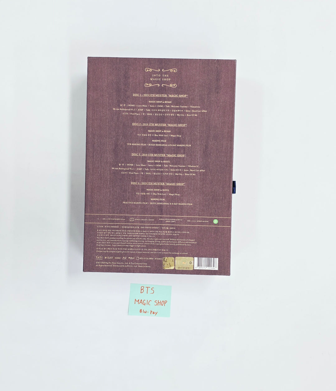 J-HOPE (of BTS) - BTS 5th MUSTER "MAGIC SHOP" Blu-ray [26.03.19]