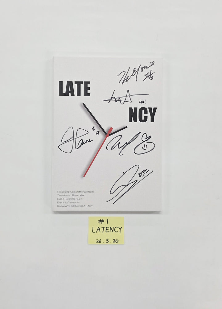 LATENCY "LATE O’ CLOCK" - Hand Autographed(Signed) Promo Album [26.03.20]