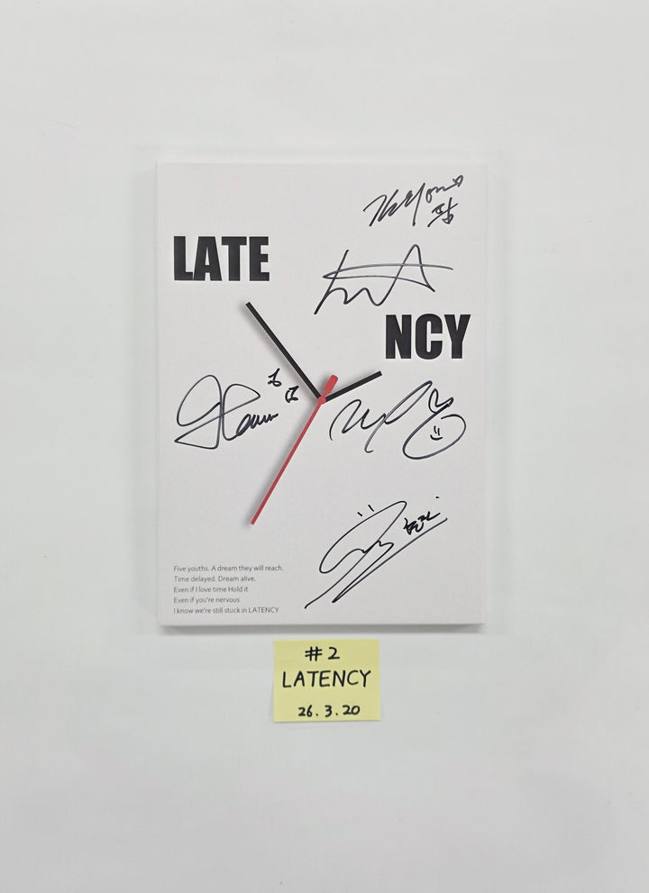 LATENCY "LATE O’ CLOCK" - Hand Autographed(Signed) Promo Album [26.03.20]