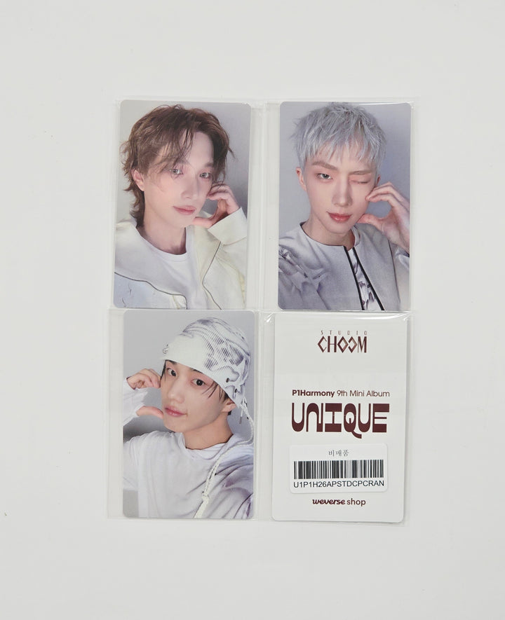 P1Harmony "UNIQUE" - Weverse Shop Stdio Choom Photocard [26.03.20]