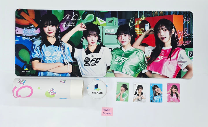 QWER - FC Online Event Photocard + Long Mouse Pad [26.03.20]