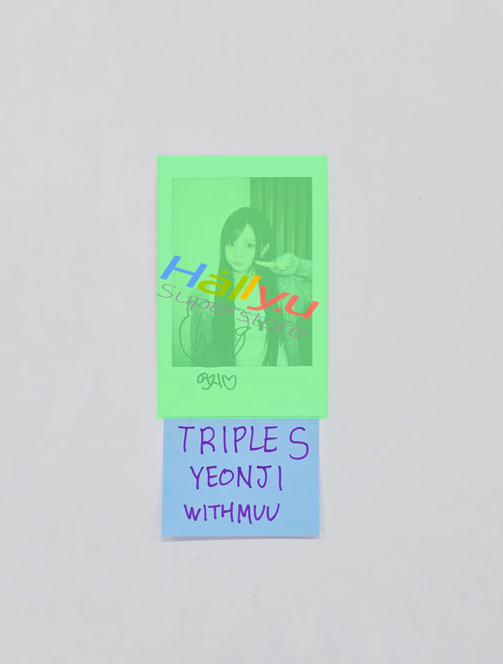 YEONJI (of TripleS) - Hand Autographed(Signed) Polaroid [26.03.23]