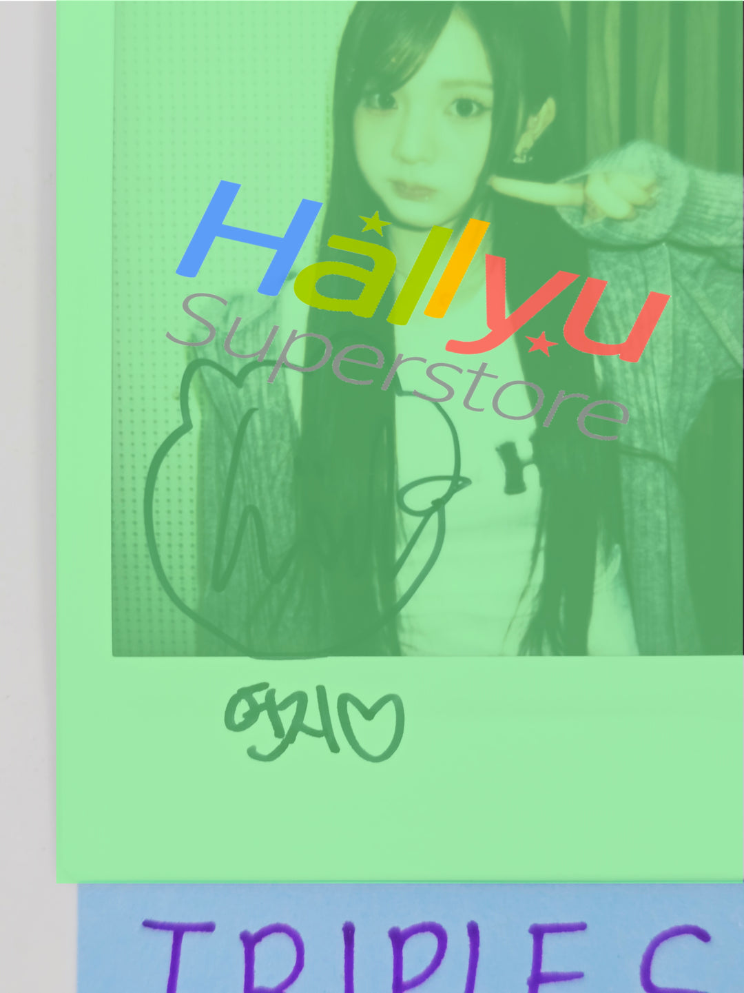 YEONJI (of TripleS) - Hand Autographed(Signed) Polaroid [26.03.23]