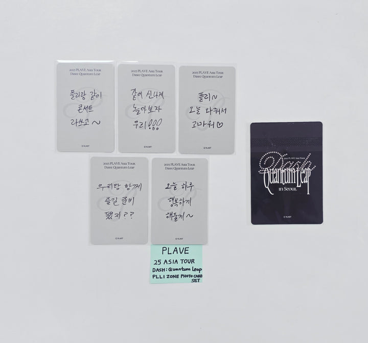 PLAVE - 2025 Asia Tour "DASH: Quantum Leap" PLLI Zone Photocard Set [26.03.24]