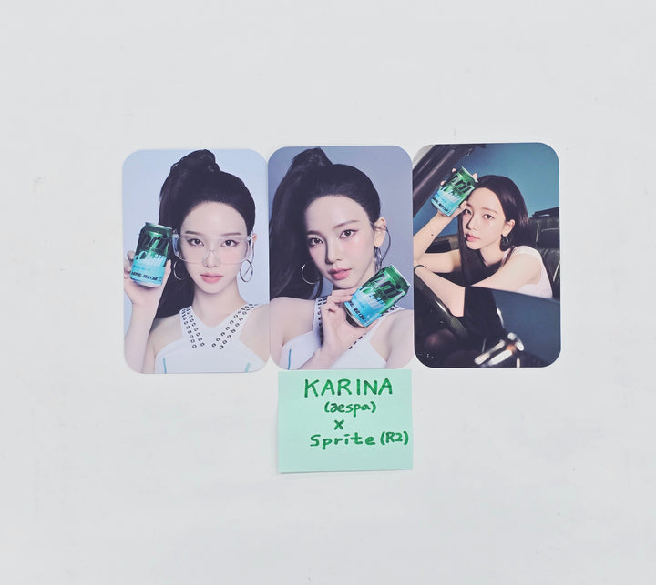 Karina (of Aespa) - Sprite Event Photocards Set (3EA) R2 [26.03.24]