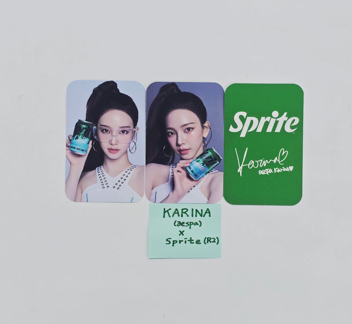 Karina (of Aespa) - Sprite Event Photocards Set (3EA) R2 [26.03.24]