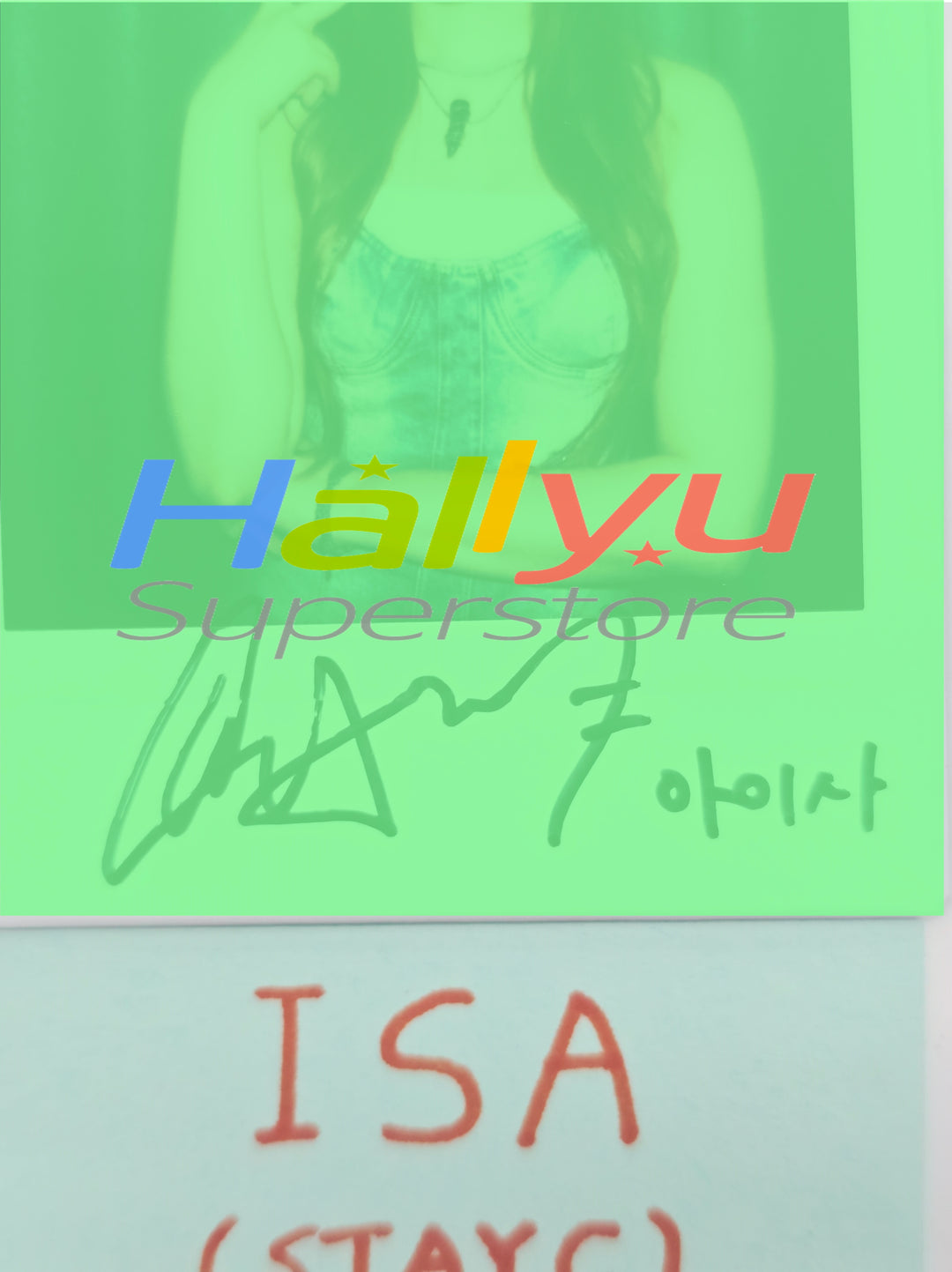 ISA (of StayC) - Hand Autographed(Signed) Polaroid [26.03.24]