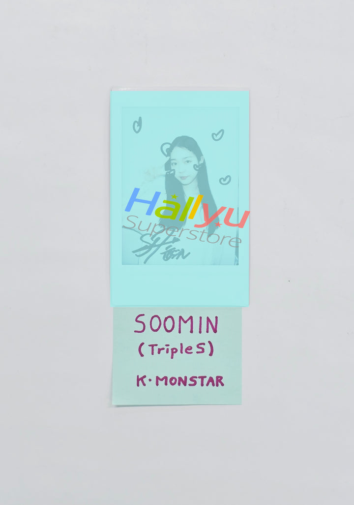 SooMin (of TripleS) - Hand Autographed(Signed) Polaroid [26.03.24 ]