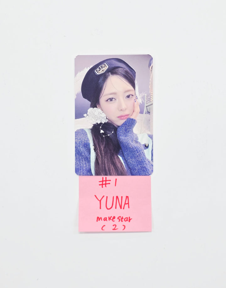 YUNA (of ITZY) "Ice Cream" - Makestar Pre-Order Benefit Photocard, Hologram Photocard [26.03.25]