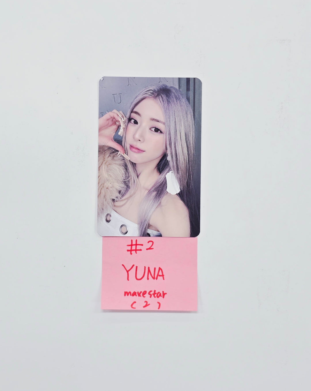 YUNA (of ITZY) "Ice Cream" - Makestar Pre-Order Benefit Photocard, Hologram Photocard [26.03.25]