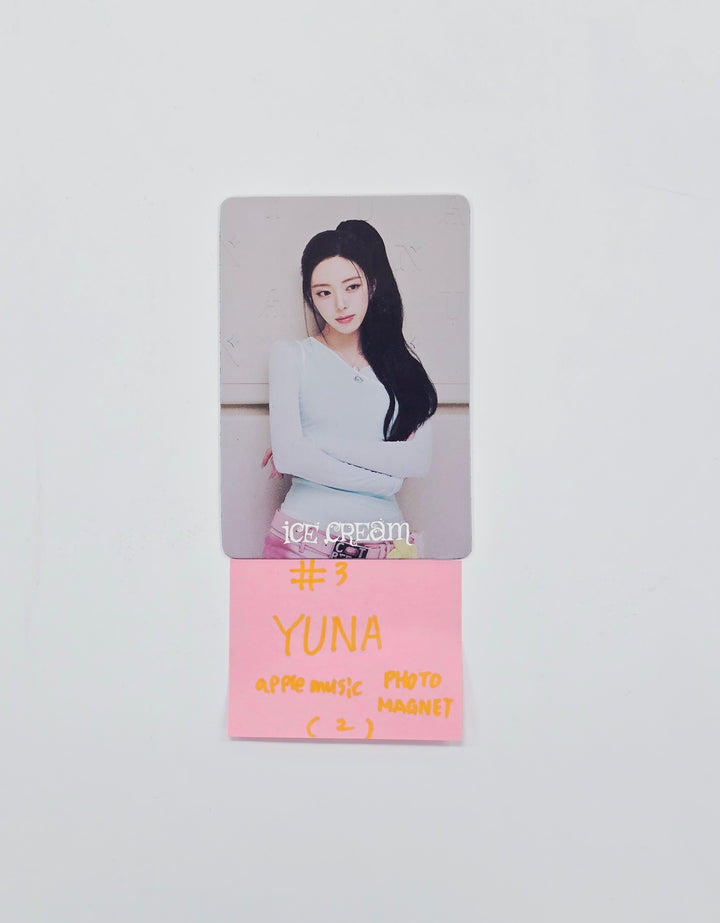 YUNA (of ITZY) "Ice Cream" - Apple Music Pre-Order Benefit Photocard, Photo Magnet [26.03.25]