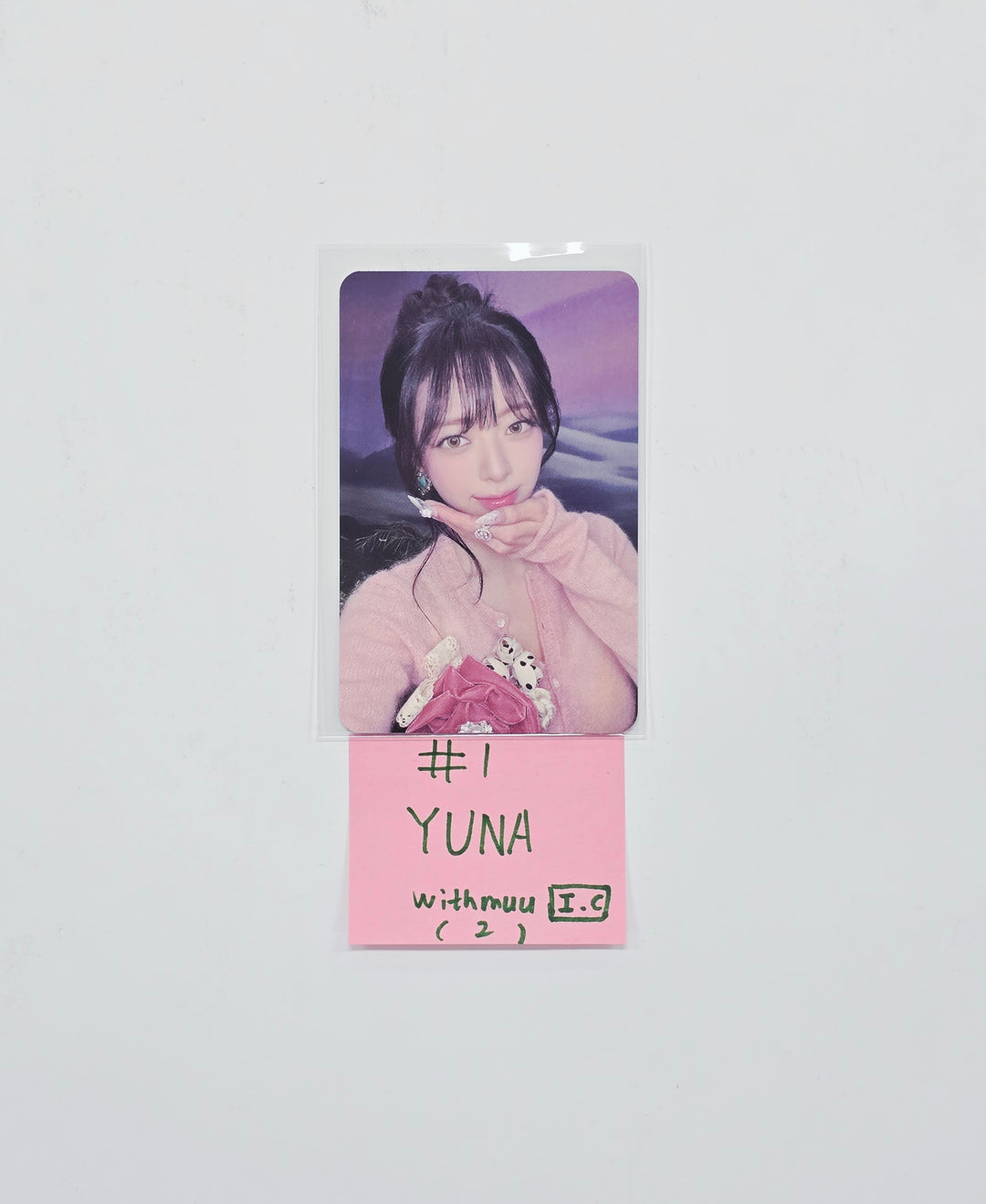 YUNA (of ITZY) "Ice Cream" - Withmuu Pre-Order Benefit Photocard (Ice Cream Ver.) [26.03.25]