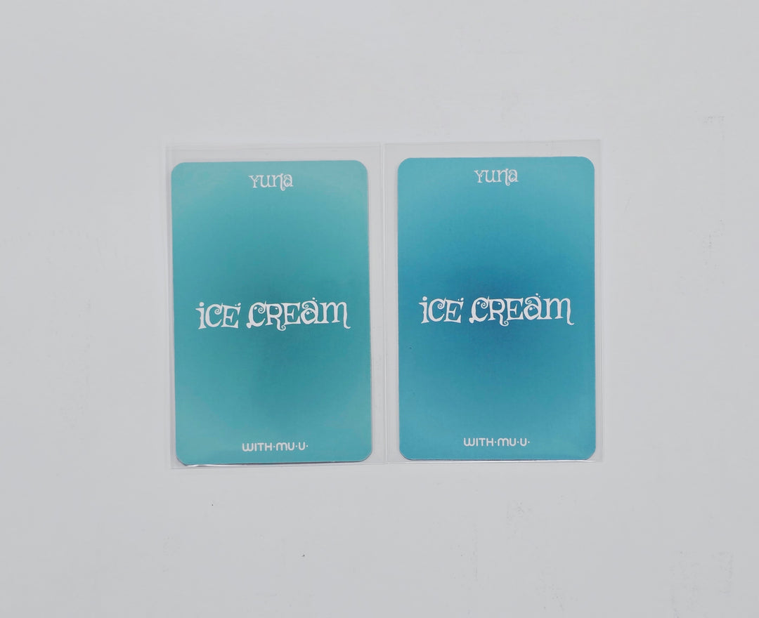 YUNA (of ITZY) "Ice Cream" - Withmuu Pre-Order Benefit Photocard (Ice Cream Ver.) [26.03.25]