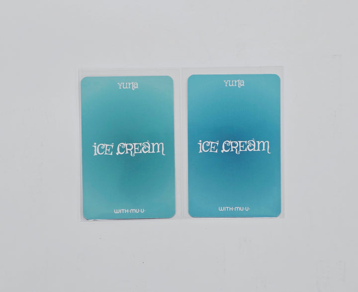 YUNA (of ITZY) "Ice Cream" - Withmuu Pre-Order Benefit Photocard (Ice Cream Ver.) [26.03.25]