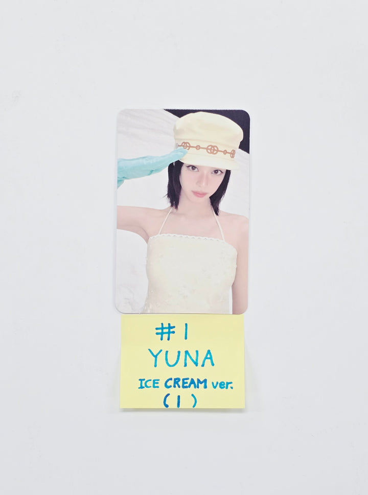 YUNA (of ITZY) "Ice Cream" - Official Photocard (ice cream ver.) [26.03.25]