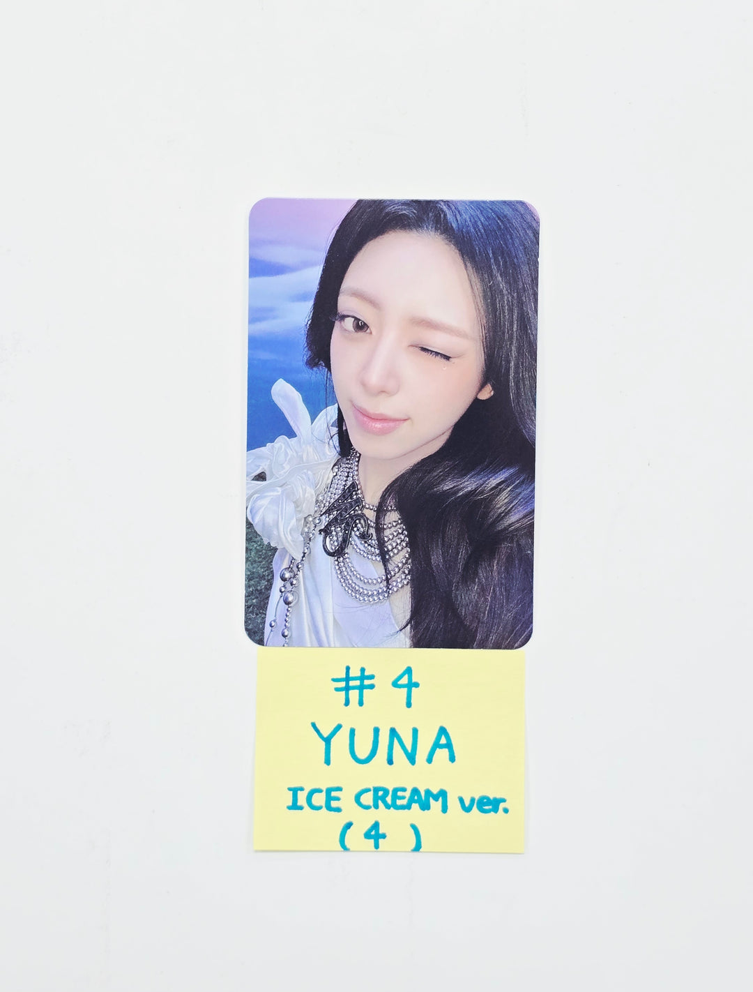 YUNA (of ITZY) "Ice Cream" - Official Photocard (ice cream ver.) [26.03.25]
