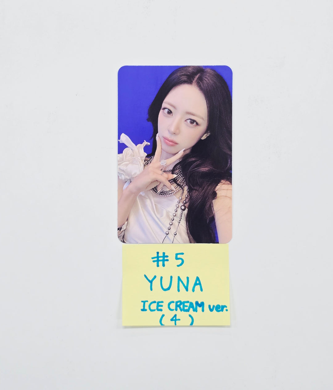 YUNA (of ITZY) "Ice Cream" - Official Photocard (ice cream ver.) [26.03.25]