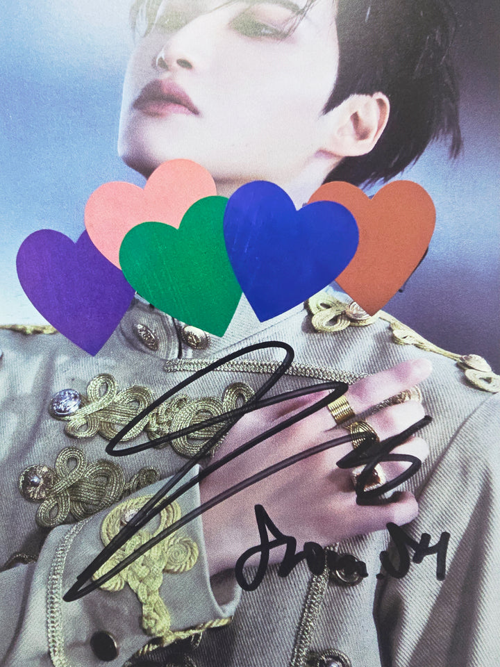 SEONGHWA (of Ateez) "GOLDEN HOUR : Part.4" - Hand Autographed(Signed) Paper [26.03.26]