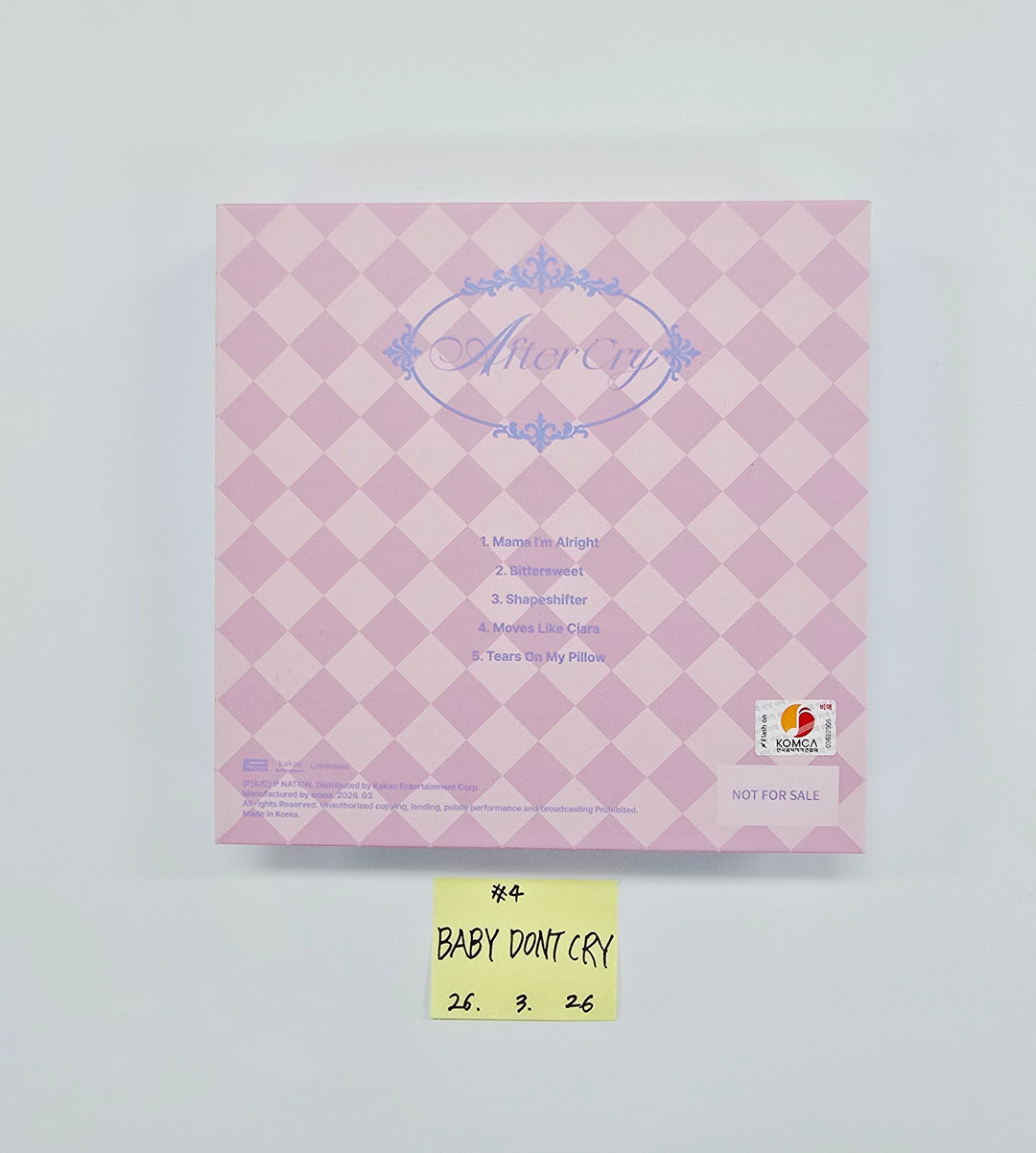 Baby DONT Cry "AFTER CRY" - Hand Autographed(Signed) Promo Album [26.03.26]