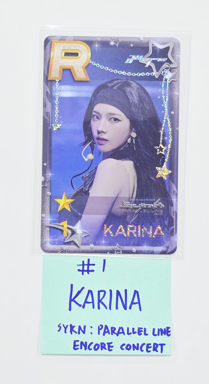 Aespa - "SYKN : PARALLEL LINE ENCORE CONCERT" Event PVC Photocard [26.03.27]
