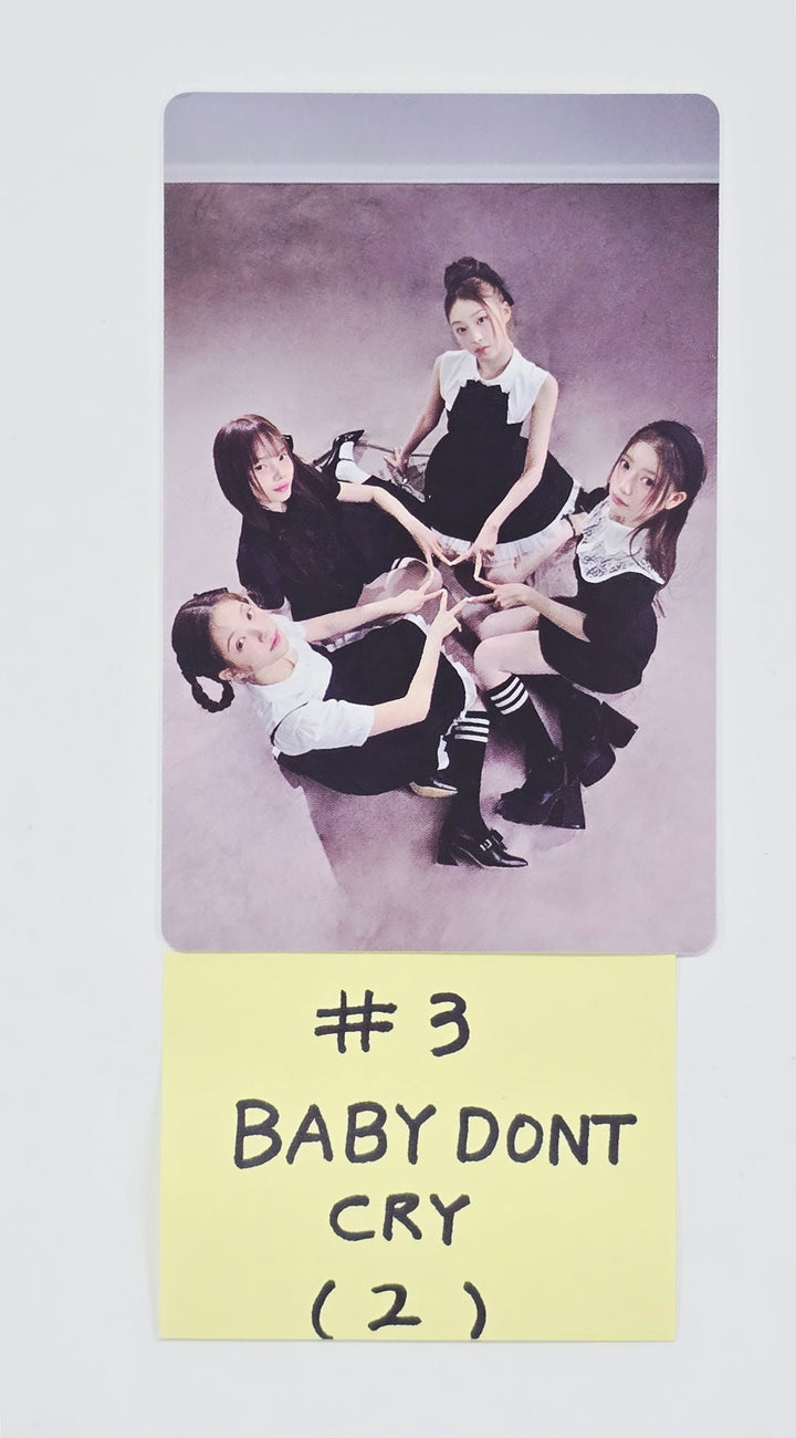 Baby DONT Cry "AFTER CRY" - Official Photocard (unit, grup) [26.03.27]