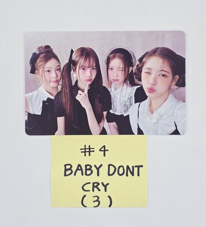 Baby DONT Cry "AFTER CRY" - Official Photocard (unit, grup) [26.03.27]