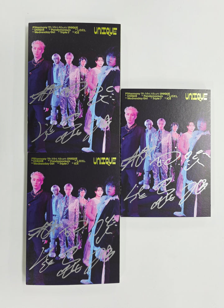 P1Harmony "UNIQUE" - Hand Autographed(Signed) Promo Album [26.03.30]