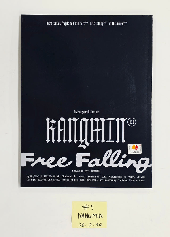KANGMIN "Free Falling" - Hand Autographed(Signed) Promo Album [26.03.30]