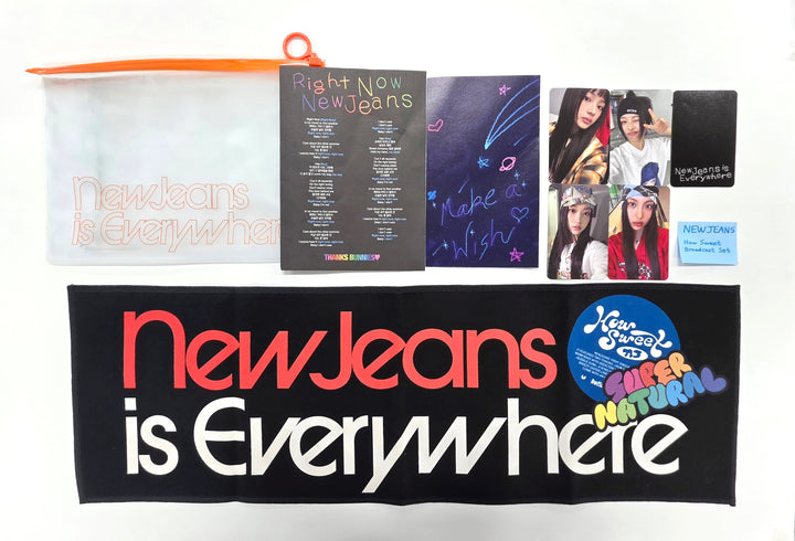 Newjeans "Howsweet" - Broadcast Photocard, Slogan Set [26.03.31]
