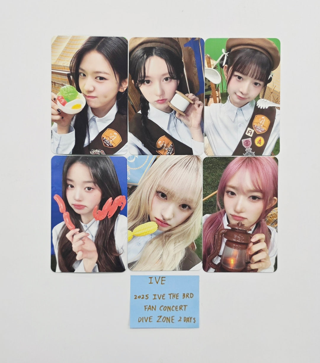 IVE - 2025 IVE The 3rd Fan Concert DIVE ZONE 2 Days Photocards Set (6ea) [26.03.31]