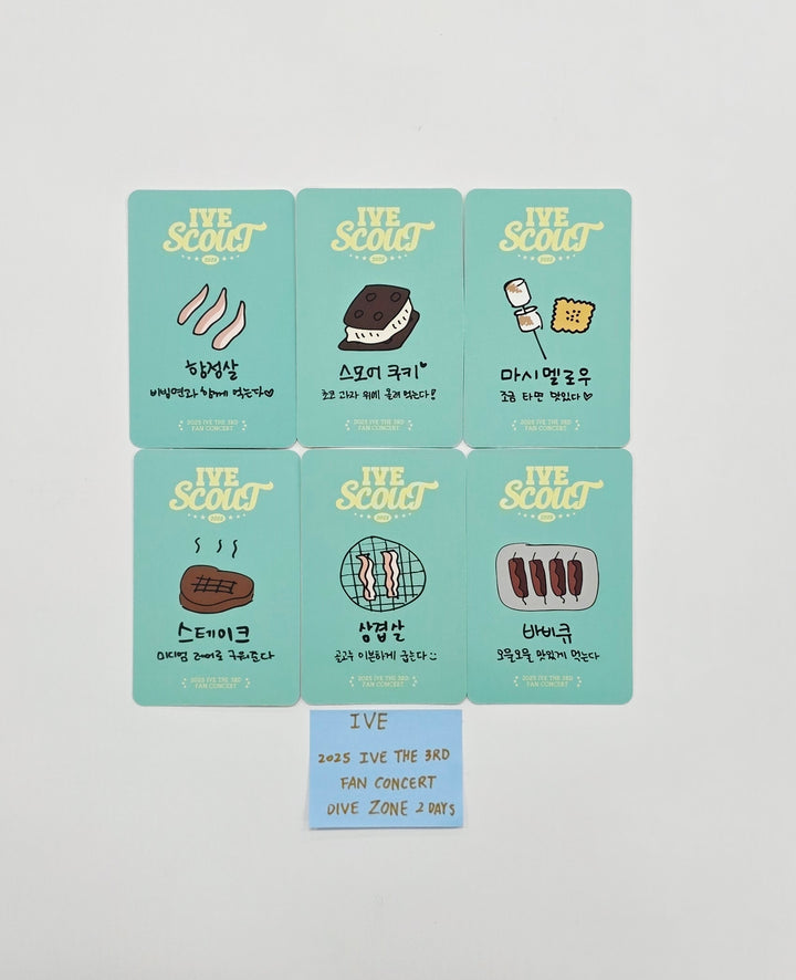 IVE - 2025 IVE The 3rd Fan Concert DIVE ZONE 2 Days Photocards Set (6ea) [26.03.31]
