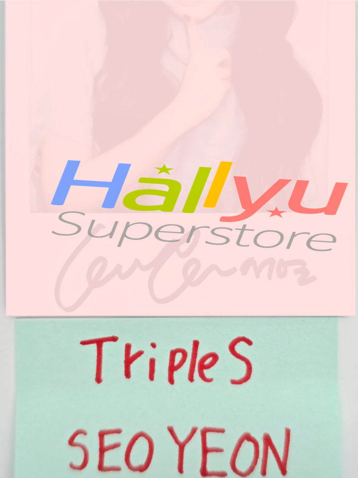 SEOYEON (of TripleS) - Hand Autographed(Signed) Polaroid [26.04.01]