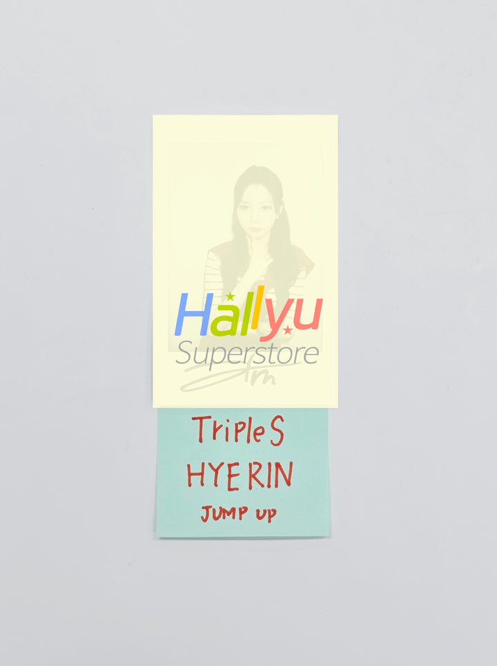 HYERIN (of TripleS) - Hand Autographed(Signed) Polaroid [26.04.01]