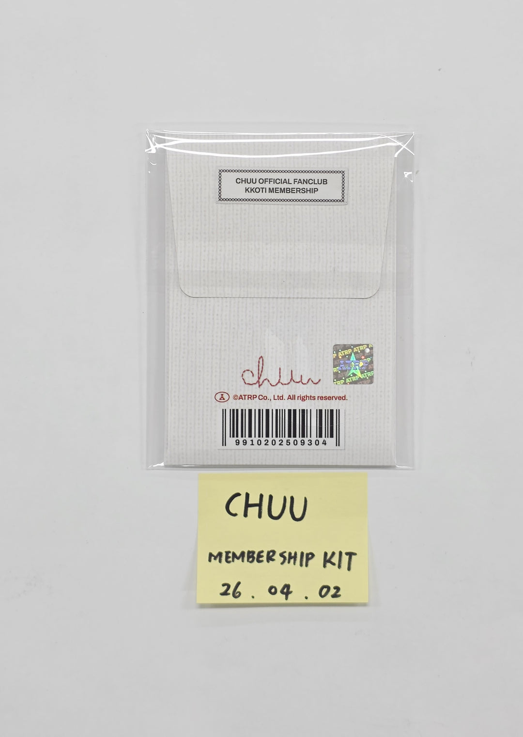 CHUU "KKOTI" - Official MEMBERSHIP KIT V3 [26.04.02]